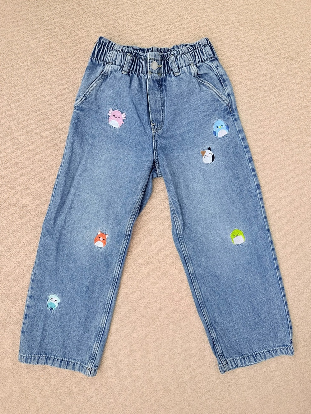 H&M x Original Squishmallows Jeans (Size 7-8 Years Old)